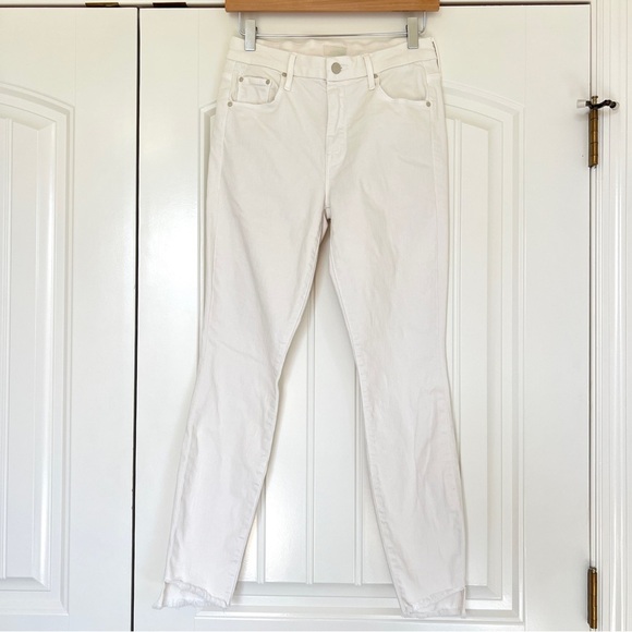 Mother The Looker Ankle Jeans  in Cream Puff - Picture 2 of 10